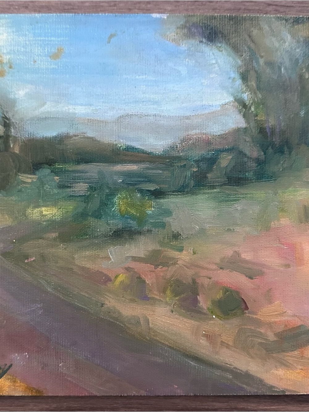 Landscape Original Oil- “Getting Away”